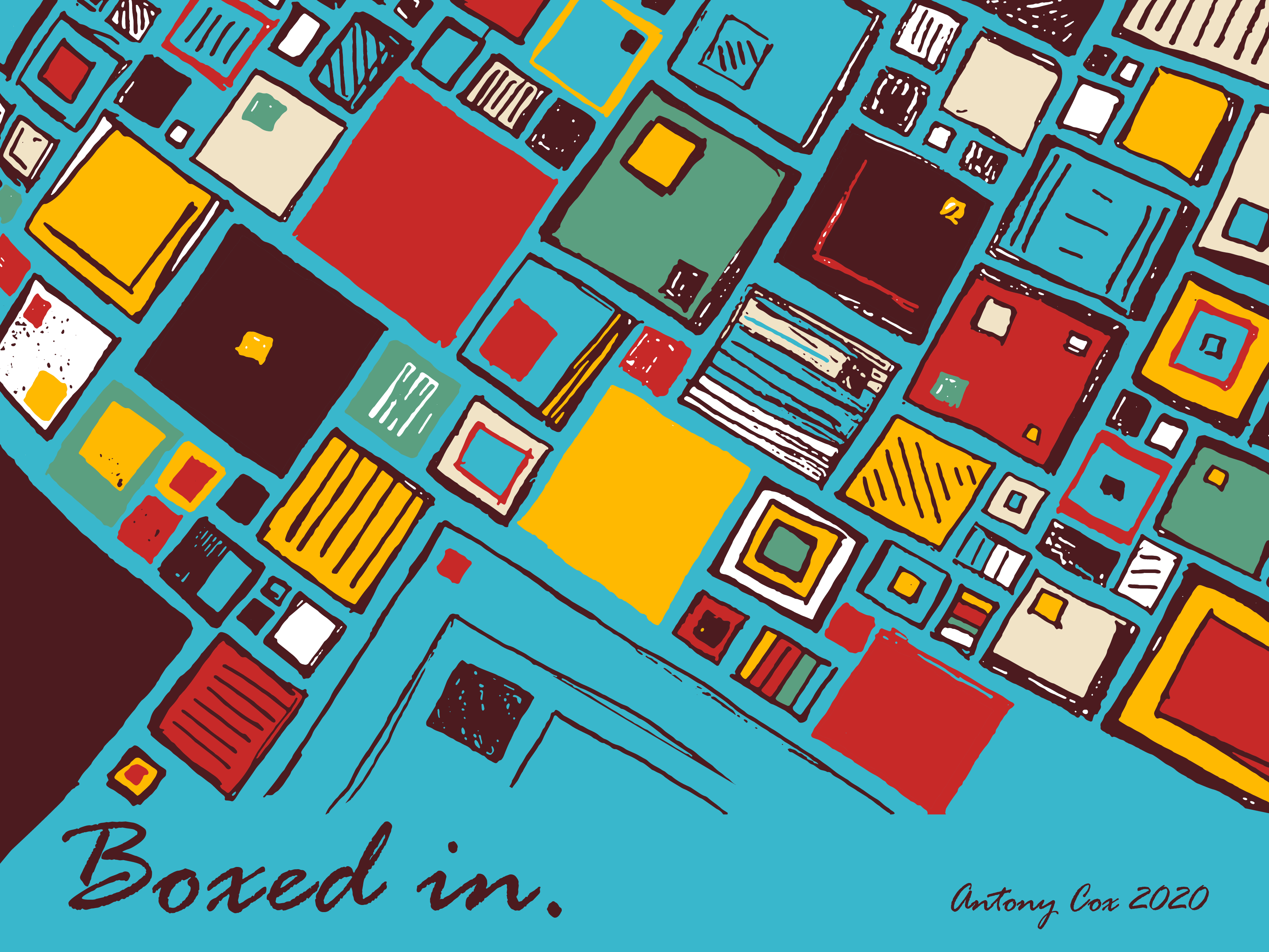 Digital Art - Boxed In 2